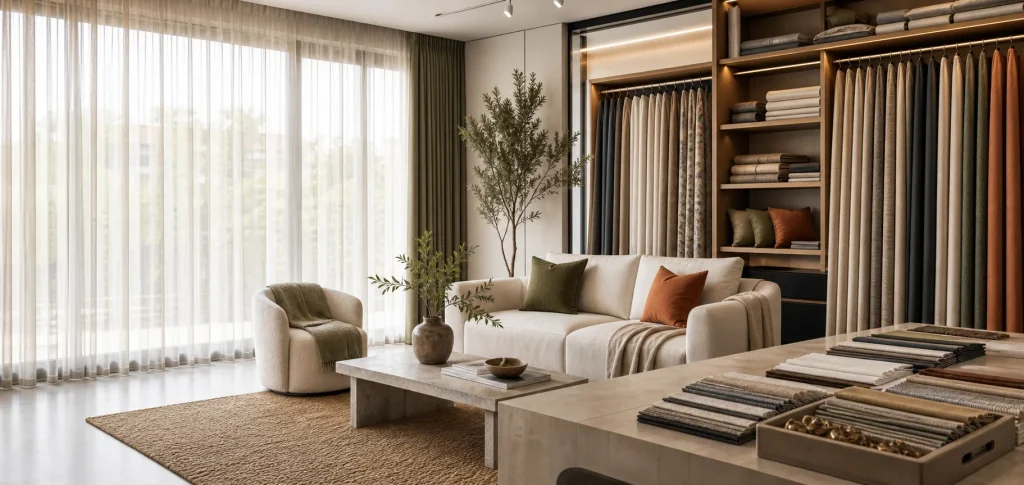 Çağlam Ev Tekstili showroom